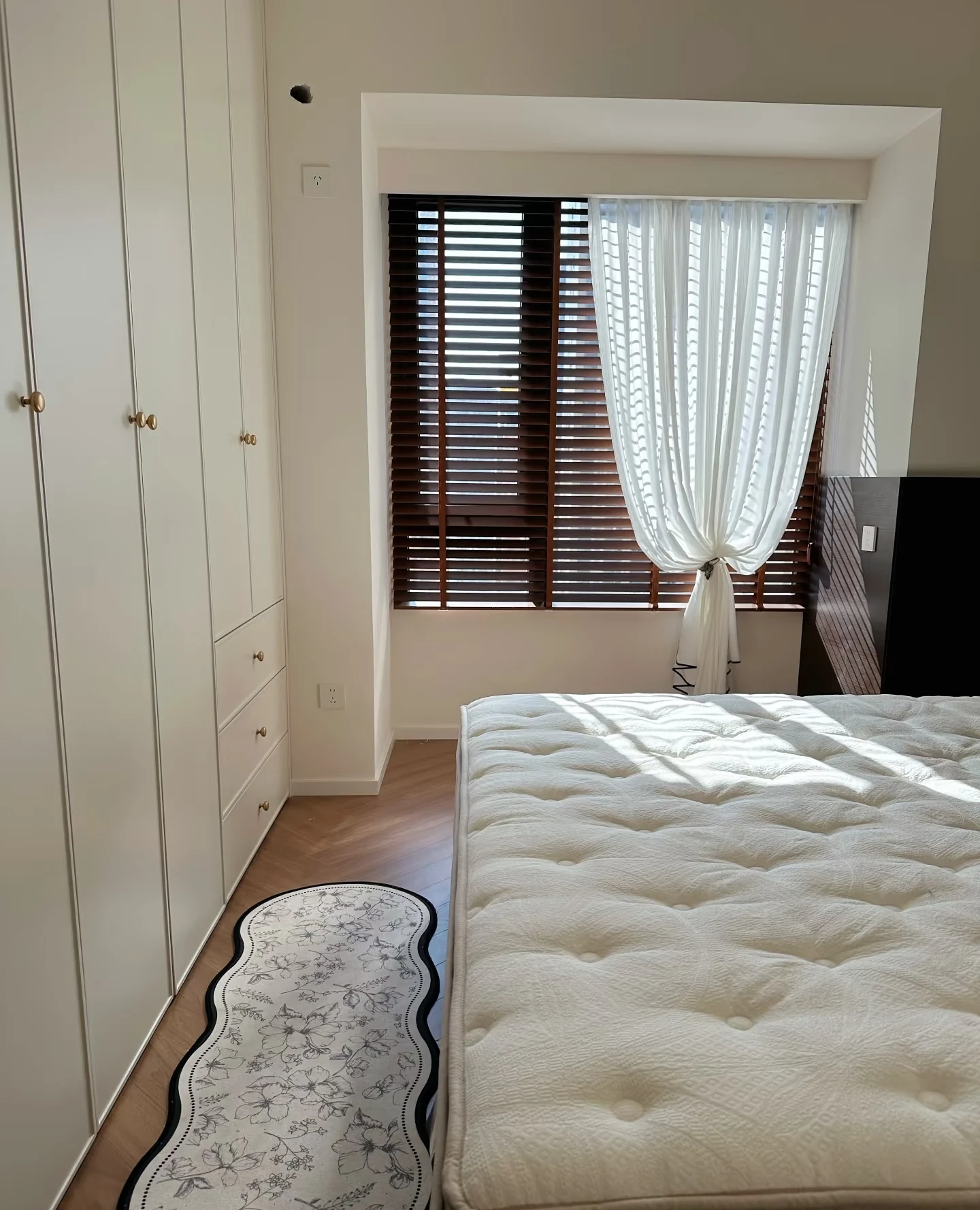 A well-made bed with quality bedding